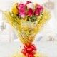 Mixed Flowers bunch for bhai dooj